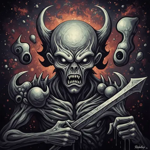 Eldritch Being Embodying Abstract Terror and Cosmic Dread