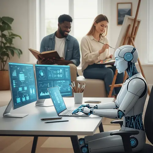 AI Managing Automated Business & Personal Fulfillment Scene