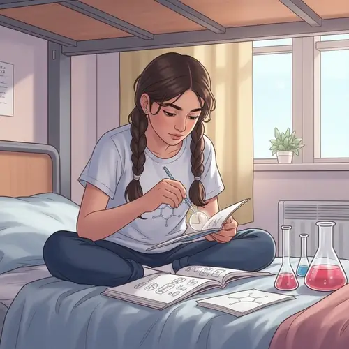 Innocent Chemistry Dreams of a Young Iranian Girl