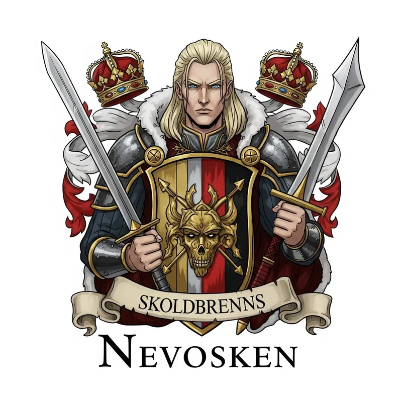 Emblem of Nevosken Family | Nordic-Inspired Skoldbrenns Clan