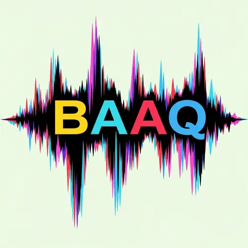 BAAQ Soundwave Art: Abstract Rhythmic Representation