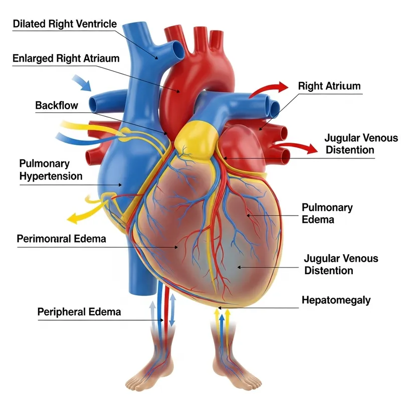 Understanding Right-Sided Heart Failure and its Impact on Circulation