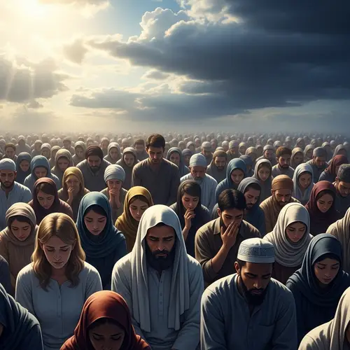 Islamic Day of Judgment Artistic Concept