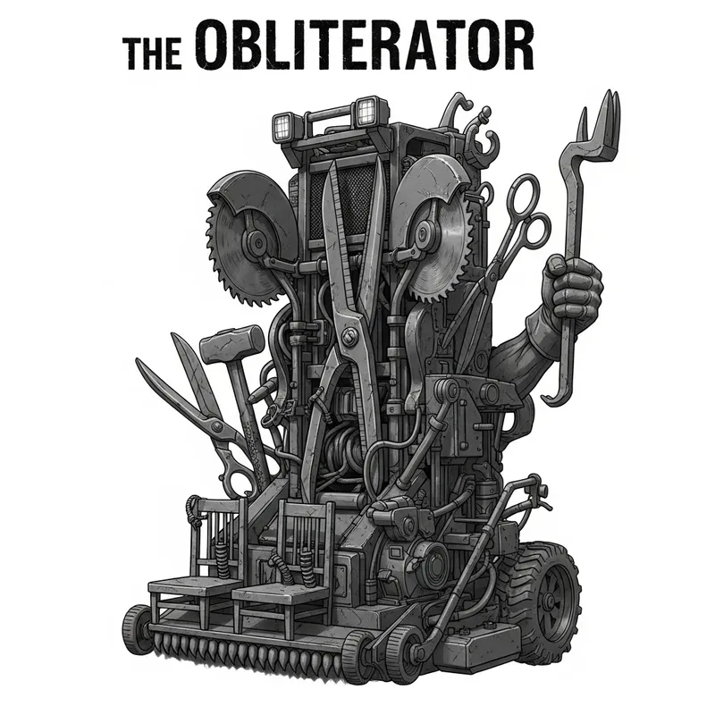 The Menacing Obliterator Machine - Grim Collection of Tools