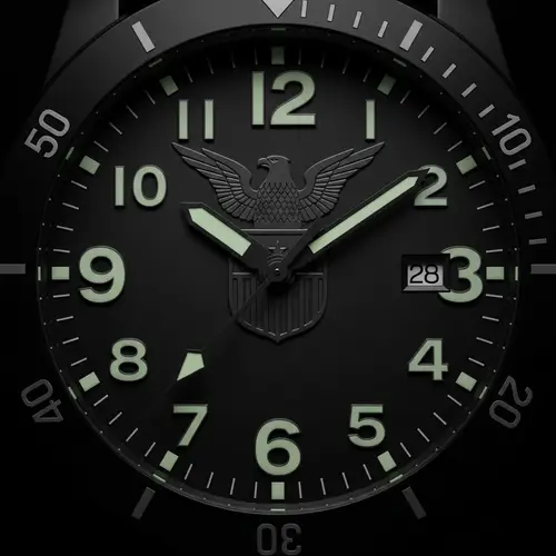 Israeli Military Watch Face with Mossad Symbol