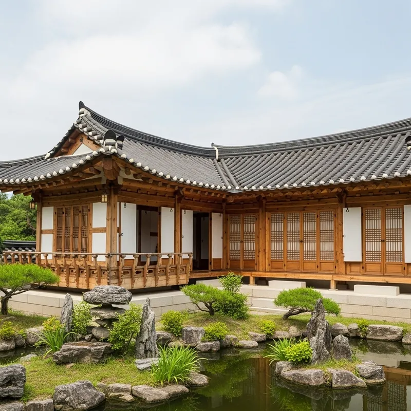 Joseon Dynasty Traditional Korean House - Hanok Architecture Joseon Dynasty Traditional Korean House - Hanok Architecture