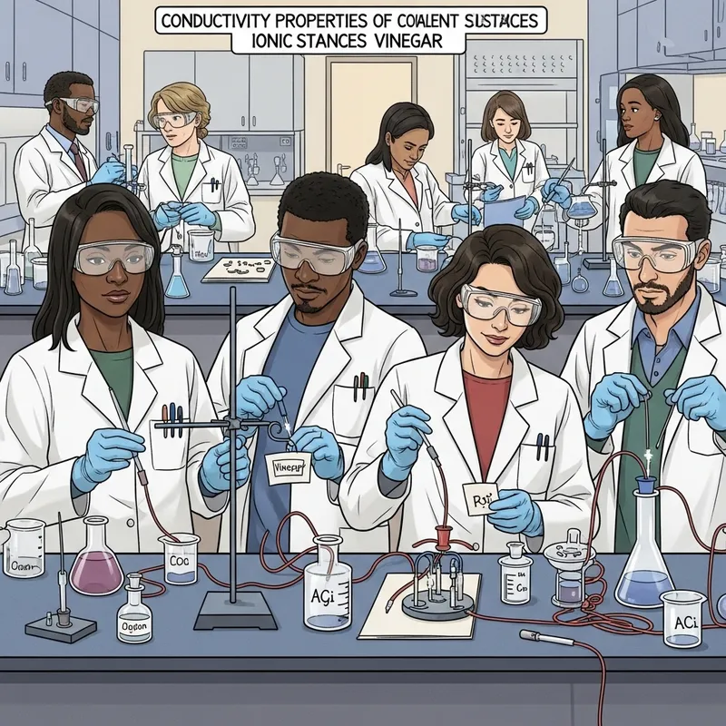 Laboratory Experiment: Covalent and Ionic Substances Conductivity with Vinegar
