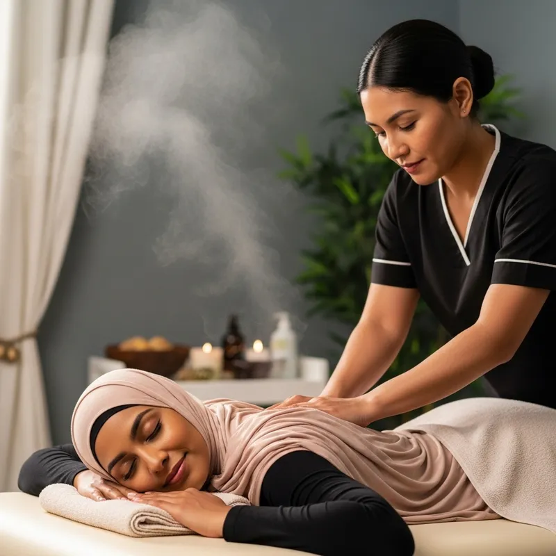 Islamic Spa Experience | Relaxing Massage Therapy for Muslim Women