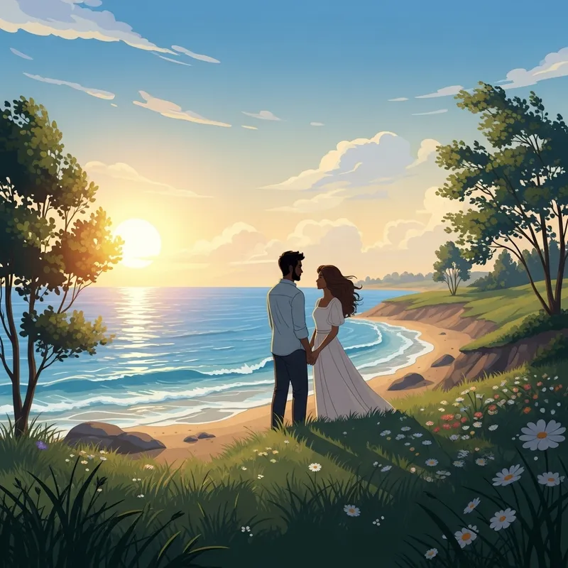 Tranquil Sea Love Silhouettes – Mare, Sole, Natura, Amore Tranquil Sea Love Silhouettes – Mare, Sole, Natura, Amore