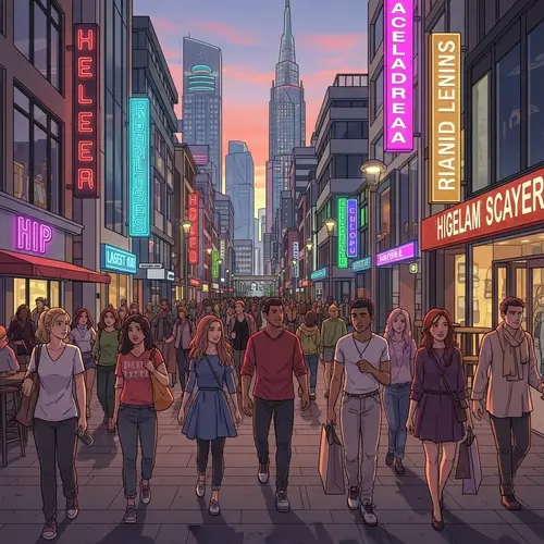 Aceladaa Street Scene: Vibrant & Trendy Atmosphere