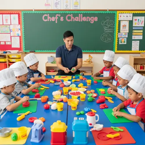 Chef's Challenge for 4-Year-Olds: Fun Preschool Activity