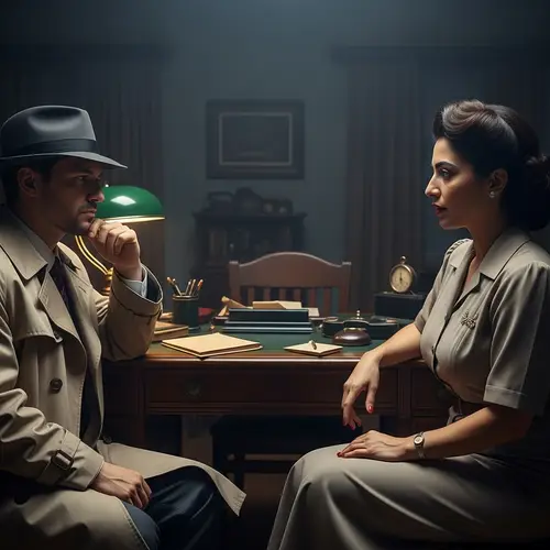 Noir Detective Meeting: Mystery Unveiled