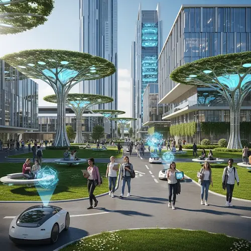 Futuristic University Campus: Innovation Awaits