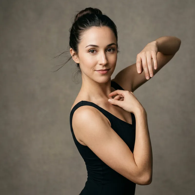 Elegant Dancer Headshot - Graceful Expression