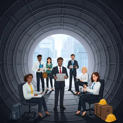 Diverse Human Resources Professionals in Tunnel | Team Ambition