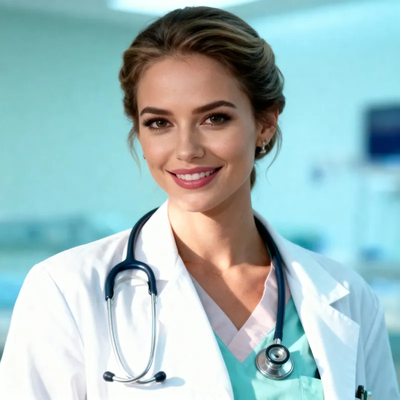 Stunning Nursing Headshot of a Female Nurse