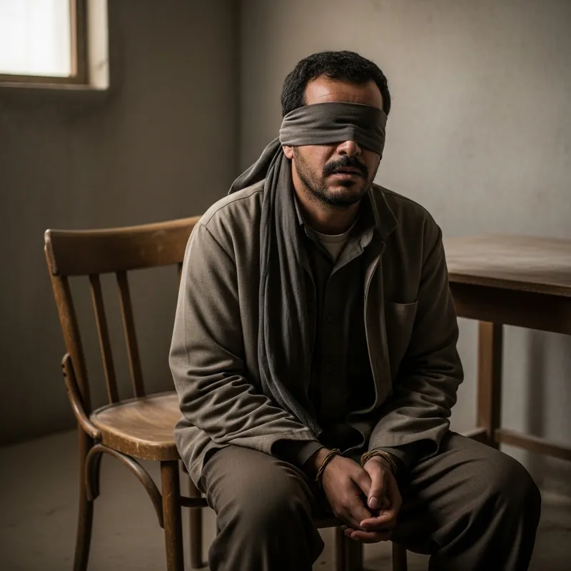 Hostage in Captivity - Blindfolded Tension Hostage in Captivity - Blindfolded Tension