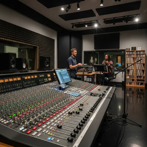 State-of-the-Art Mixing Music Studio for Recording Professionals