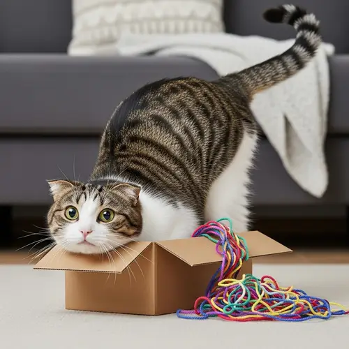 Humorous Cat Moments: Playful & Surprised Feline Antics