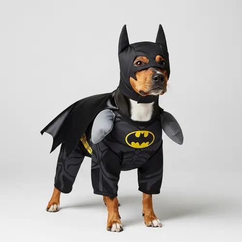 Dog Dressed as Batman - Unique Canine Costume | Website Name