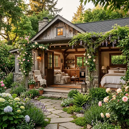Charming ADU: Cozy Elegance in a Garden Haven