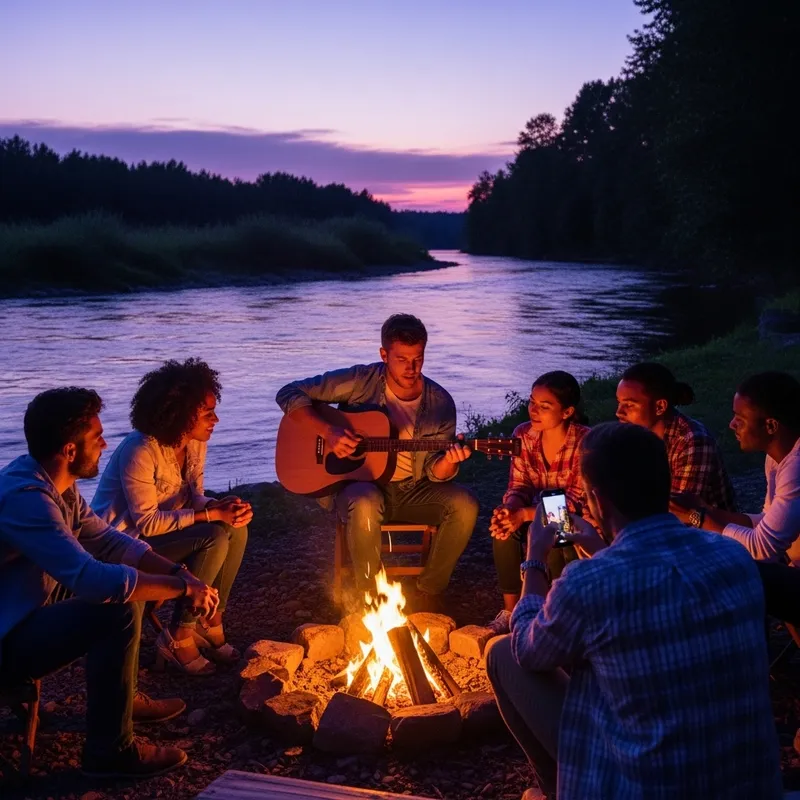 Twilight Summer: River, Campfire, Music, Friends & Fun