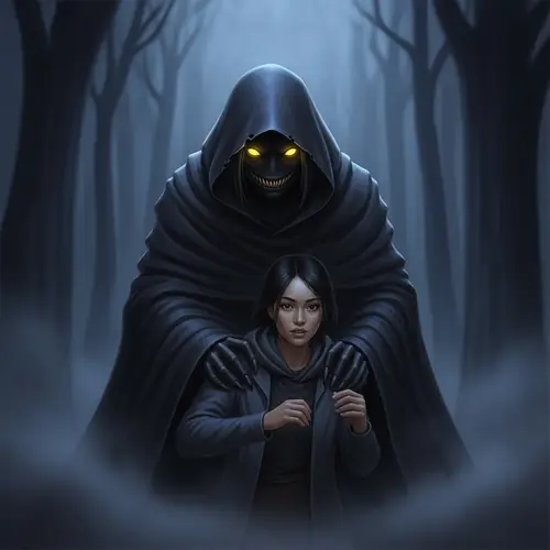 Enigmatic Creature Veiled in Moonlight | Spectral Terror