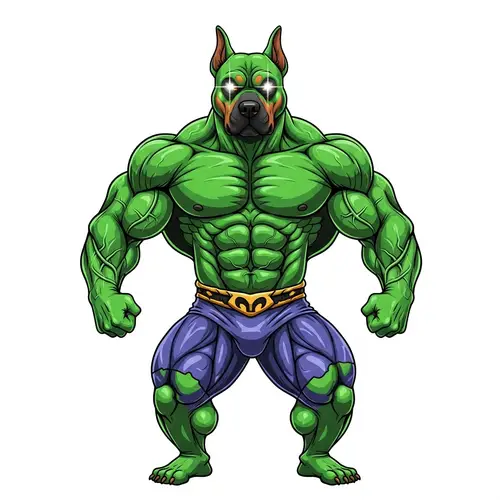 Super Strong Hulk-Like Dog: Muscular Canine Bodybuilder!