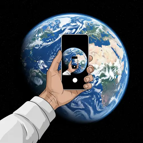 Last Selfie of Earth: Captivating Image of Humanity and Planet
