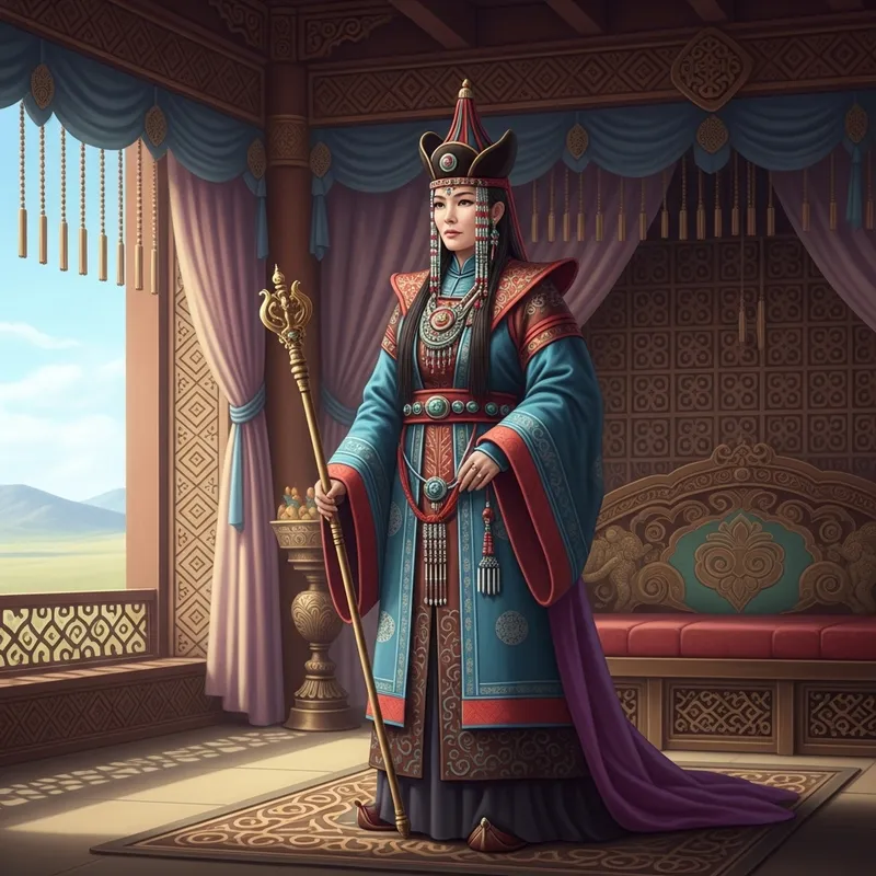 Mongolian Queen: A Regal Example of Medieval Splendor Mongolian Queen: A Regal Example of Medieval Splendor