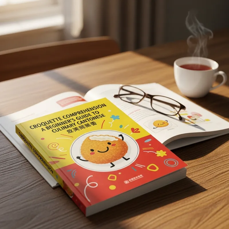 Language Learning Book with Croquette Symbol - Study Guide