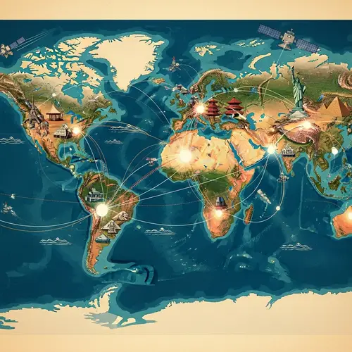 Global Connectivity: International Communication Company Map