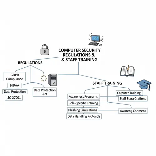 Computer Security Regulations Concept Map: Staff Training