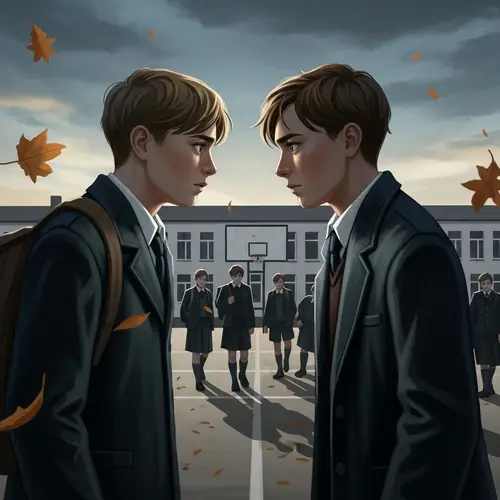 Emotional Farewell of Hans and Konradin in a Dark Era