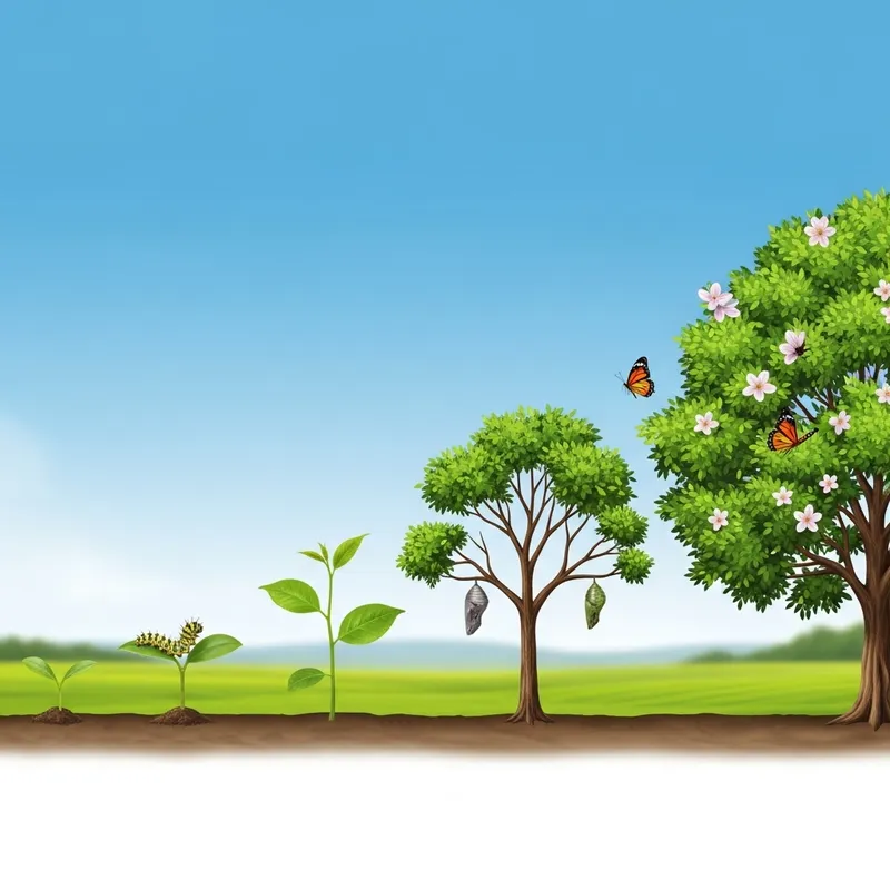 Prestation of Tree Growth: Sapling to Mature Canopy