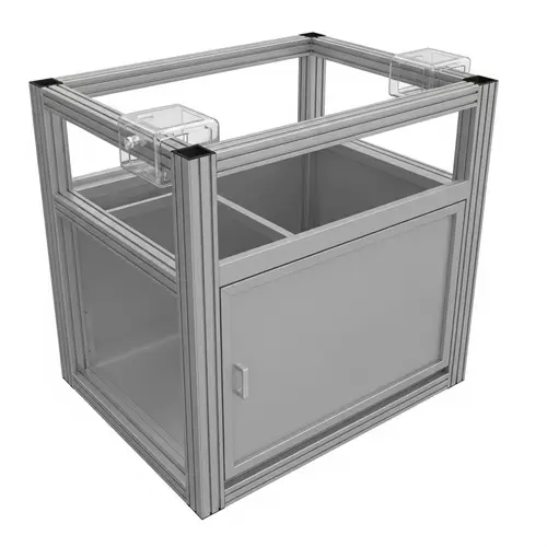 Robust Metal Aquarium Cabinet - High-Quality Aluminum Design