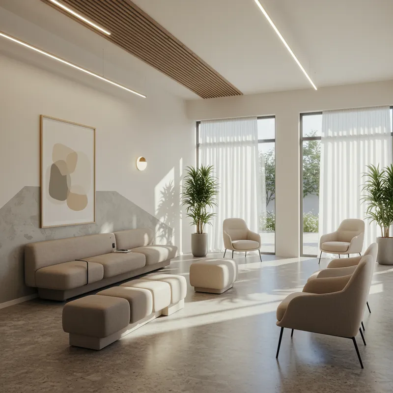 Modern Waiting Room Interior Design Ideas