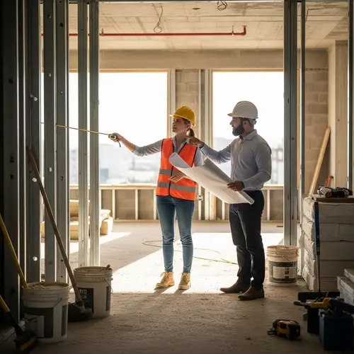 Interior Designer and Client Discussing Room Ideas