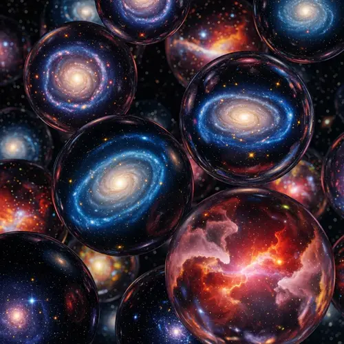 Magic Spheres: Intricate Miniature Galaxies Collection