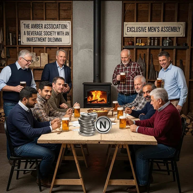 The Amber Group: Men's Investment Club Enjoying Beer and Meals