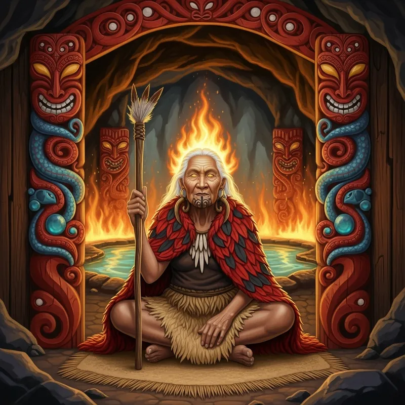Mahuika: Guardian of Fire and Cosmic Wisdom