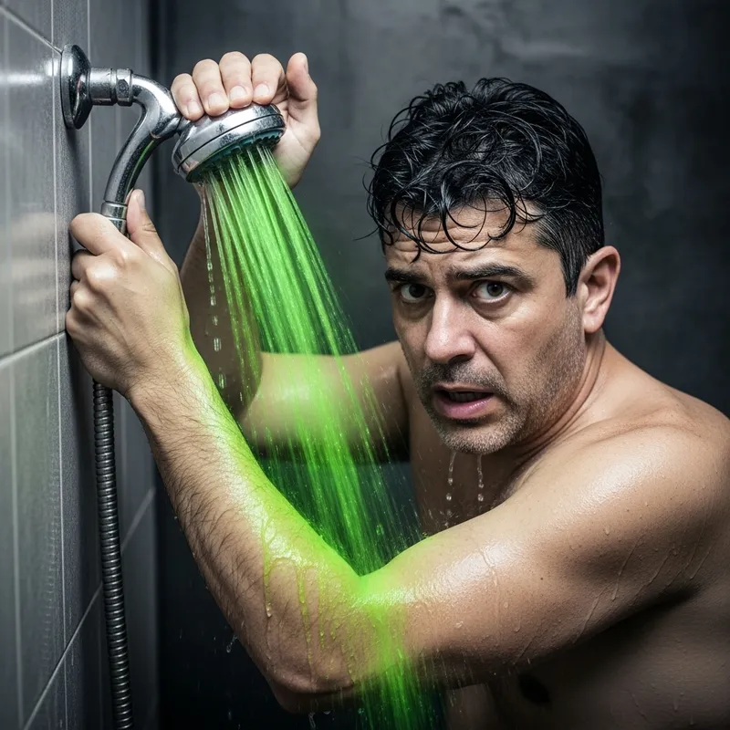 Dramatic Post-Apocalyptic Horror: Toxic Gas Shower Scene
