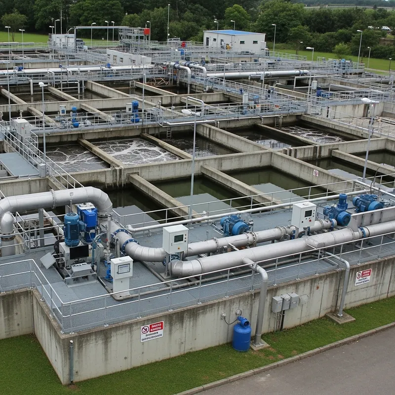 Modern Wastewater Treatment Plant Modern Wastewater Treatment Plant