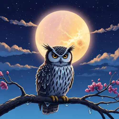 Dragonball Super Style Owl with Venus and Water