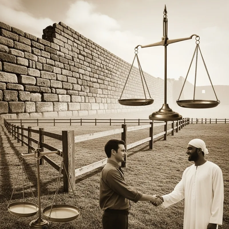 Sepia Image Symbolizing Healthy Boundaries and Mutual Respect Sepia Image Symbolizing Healthy Boundaries and Mutual Respect