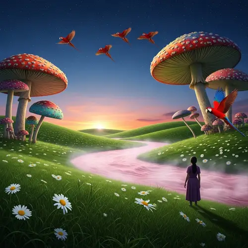 A Surreal Dreamscape: Nature's Fantasy Unveiled