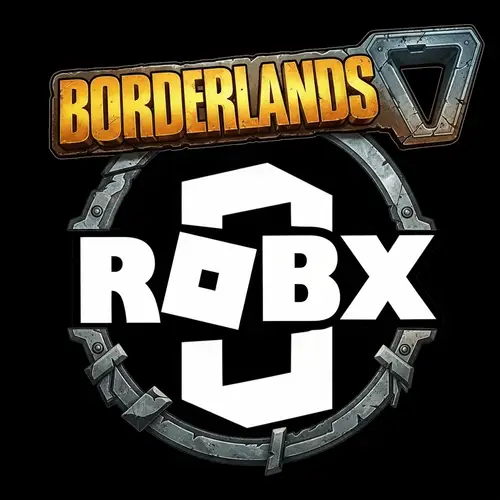 Borderlands & Roblox Hybrid Logo Design