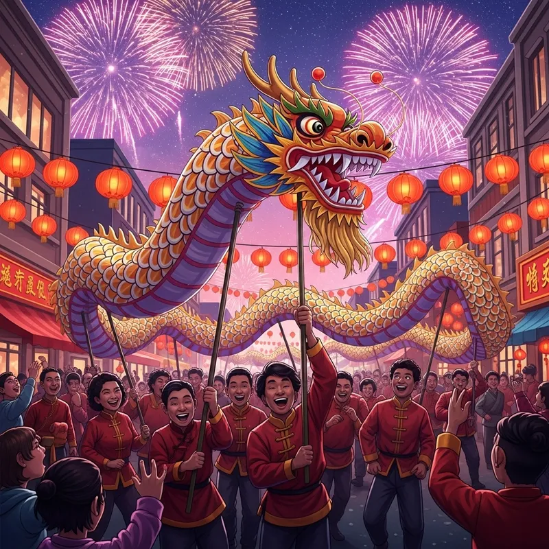Chinese New Year 2024 Dragon Parade