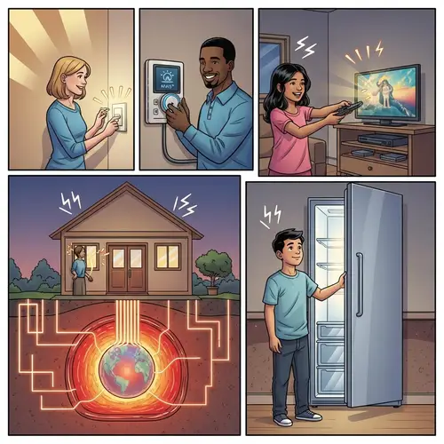 Diverse Family Benefits from Geothermal Energy in Their Home