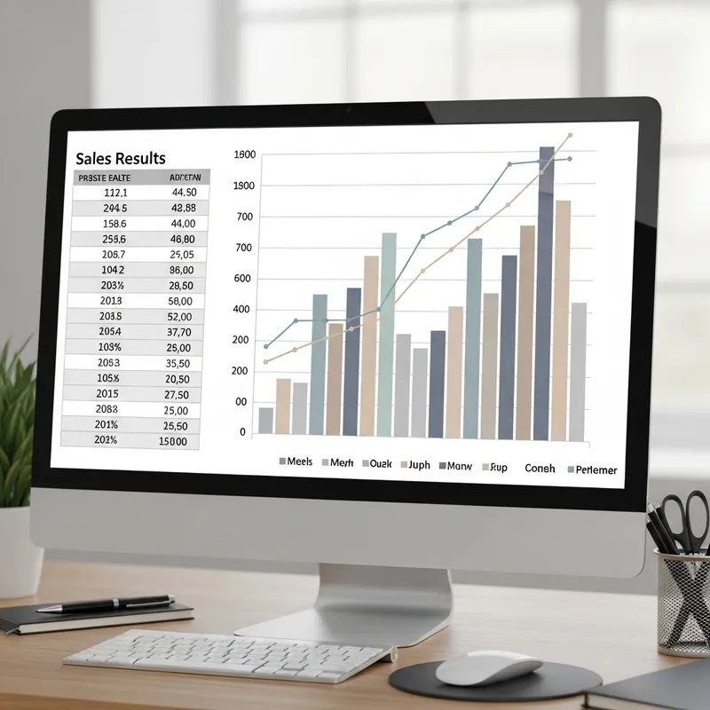Sales Results Chart | Company Performance Analysis